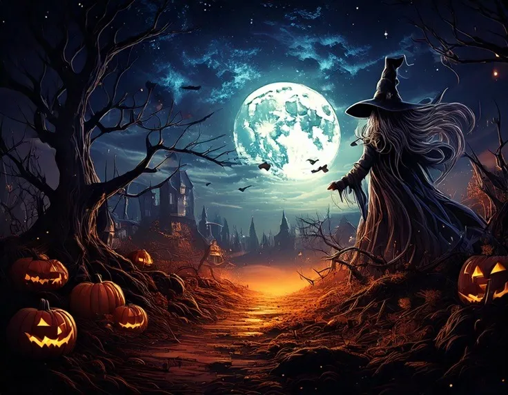 Halloween et les Sorcières : Une Nuit de Magie et de Mystères